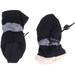 Black Socks Pet Rain Boots Dog Shoes Rain Snow Boots Puppy Paw Protectors Anti- Winter Dog Shoes for Small Dog Puppy (4pcs Size 1) Black Boots