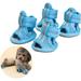 4pcs Water Proof Boots Blue Boots Sneaker Sandals Dog Boots & Paw Protectors Dog Mesh Boot Doggy Shoes for Small Summer Shoes Big Dog Pet Supplies Short Boots Blue Puppy Blue Shoes