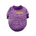 Pet Supplies Dog Sweater Classic Warm Pet Sweaters Pet Dog Clothes Knitwear Warm Dog Pajamas for Small Dog Puppy Winter Doggie Sweatshirt Pet Accessories Cotton Purple