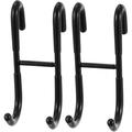 3pcs Door Hook Black Shower Door Over Door Clothes Hanger Rack Wall Hanging Hooks Shower Squeegy Utility s Shaped Hook Wall Mounted Hooks Home Storage Hook Back Door Hook Rear Hook