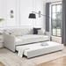 Sofa Bed, Twin Size Daybed with Twin Size Trundle Upholstered Tufted Sofa Bed, Sleeper Sofa