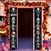 Halloween Door Curtain Trick or Treat Banner Door Sign