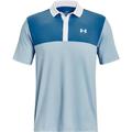 UNDER ARMOUR Herren Polo UA PERF 3.0 COLOR BLOCK POLO, Größe M in Blau