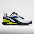 Diadora Blushield Torneo 2 Clay Men's Tennis Shoes White/Deja Vu Blue/Black