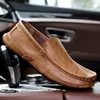 Komfort Männer Slipper Echt leder Freizeit schuhe für Männer klassische Boots schuhe Mann Schuhe leichte Mokassins plus Größe 38-48