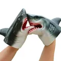 Hai Handpuppe Simulation Tierkopf Handschuhe Kinderspiel zeug Geschenk Handpuppe Hai Figur Modell