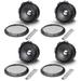 4 Rockford Fosgate PPS4-8 6.5 1000 Watt 4-Ohm Midrange Car Loudspeakers Speaker