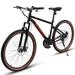 24 inch Mountain Bike for Women Kids Mountain Bike with Dual Disc Brakes and 100mm Front Suspension 21 Speed Pink
