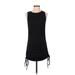 BTFBM Casual Dress - Sheath: Black Solid Dresses - Women's Size Small