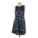 Thakoon Collective Casual Dress - A-Line Crew Neck Sleeveless: Blue Dresses - Women's Size 6