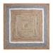 Indian Handmade Geometric Natural Jute Dhurrie Beige Living Room Bedroom Dining Room Area Rug Office/Home Floor Carpet 9x12 feet