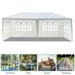PEACNNG 10 X20 Outdoor Party Tent with 4 Removable Sidewalls Waterproof Canopy Patio Wedding Gazebo White