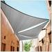 ctslt size order to make 9 x 16 x 18.4 grey right triangle sun shade sail canopy mesh fabric uv block - heavy duty - 190 gsm - 3 years warranty (we make size)