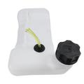 40-5 430 Bevel Mouth Brush Cutter Fuel Tank Fit for Lawn Mower Parts Universal Grass Trimmer Plastic Fuel Tank (White)