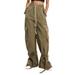 Quealent Pants for Women Work Casual Women s Golf Pants with Pockets High Waisted Stretch Travel Work Ankle Pants for Women (Brown XL)