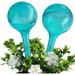 10pcs Plant Self Watering Globe Stakes Aqua Plant Watering Stakes Automatic Plant Watering Bulb System Spikes Flower Automatic Watering Device Garden Self Waterer for Indoor Outdoor Plant