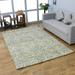 RUGSOTIC CARPETS HAND TUFTED WOOL ECO-FRIENDLY AREA RUGS - 4 x6 Rectangle Blue Beige Modern Contemporary Design High Pile Thick Handmade Anti Skid Area Rugs for Living Room Bed Room (K00512)