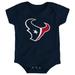Newborn & Infant Navy Houston Texans Team Logo Bodysuit