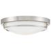 Savoy House Meridian 13" Wide Polished Nickel 2-Light Ceiling Light