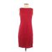 Isaac Mizrahi New York Casual Dress: Red Dresses - Women's Size 8