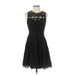 Adelyn Rae Casual Dress - A-Line: Black Dresses - Women's Size Small