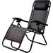 Arlmont & Co. Andreane Folding Zero Gravity Chair Metal in Gray/Black | 37 H x 24 W x 37 D in | Wayfair 4144F3D8BBD34DBA9E1A35BF4217382D