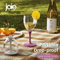 Joie-Verre à Vin Pliable en Plastique Portable Coupe à Champagne Cocktail Gobelet Anti-Chute pour