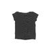 Rumi + Ryder Short Sleeve T-Shirt: Black Tops - Kids Girl's Size Medium