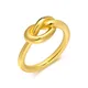 Love Knot Ring for Women Stainless Steel Gold Plated Dainty Stacking Ring Tiny Tie The Knot