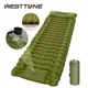 Outdoor Thicken Camping Mattress Ultralight Inflatable Sleeping Pad with Built-in Pillow & Pump Air