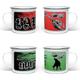 RPG Character Classes (Various) - Fantasy - Novelty Enamel Tin Mug - White