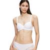 T-Shirt-BH TRIUMPH "Amourette Charm", Damen, Gr. 85, Cup D, weiß, Microtouch, Spitze, Obermaterial: 45% Polyester, 34% Polyamid, 21% Elasthan, unifarben, elegant, BHs, Stretch-Spitze, weich, Jersey, elastisch