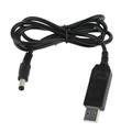 Universal for QC 3.0 USB To for DC 12V 1.5A Adjustable Voltage Step Up 5.5x2.1mm Cord Power Boost Line For WiFi Router L