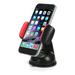 Anvazise Car 360 Degrees Rotatable Suction Cup Air Vent Mount Stand Mobile Phone Holder White Pink One Size