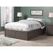 AFI Concord Wood King Platform Bed with Twin XL Trundle