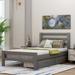 75.7''Ergonomically Designed Solid Wood Platform Bed With Two Drawers, Twin