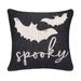 20" x 20" Spooky Bats Reversible Halloween Knitted Pillow