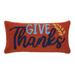 Give Thanks Hooked Pillow