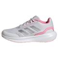 adidas Unisex Kids RunFalcon 3 Lace Sneaker, Dash Grey/Silver met./Bliss Pink, 3.5 UK