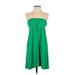 Amanda Uprichard Casual Dress - DropWaist: Green Solid Dresses - Women's Size P