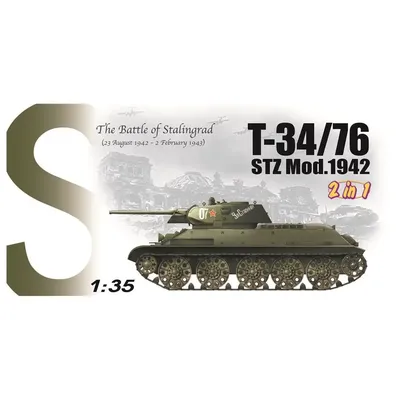 DRAGON 6453 1/35 T-34/76 STZ mod.1944-la bataille de Stalingrad-Kit de modèles à échelle