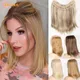 MEIFAN Synthetic Long Straight U-Shaped Half Wig Hair Clip in One-piece Hair Extension Invisible