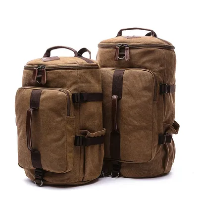 Men's Luggage Backpack Canvas Travel Bags Brand Large Capacity Luggage Bags Weekend Bags Travel