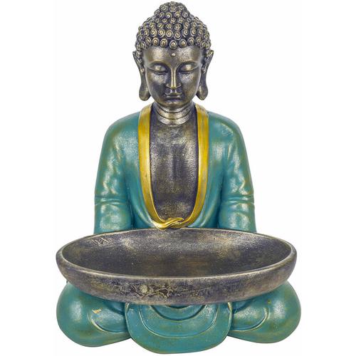 Buddha -Figurenfiguren Buddha -Figur mit Buddha Blue 14x19x25cm 26639 – Azul – Signes Grimalt