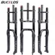 BUCKLOS MTB Fork 20 26 Inch Fatbike Fork Double Shoulder Mountain Bike Suspension Fat Tire Bicycle