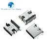 10PCS SMT USB 3 1 Typ-C 16pin buchse Für Handy Lade port Lade Buchse Schlepptau füße stecker