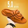 Original Basketball Hausschuhe Männer Rutschen Marke Sommer Männlichen Slipper Nicht-slip EVA Strand Schuhe Weichen Dicken Sohlen Slidee Große größe 47