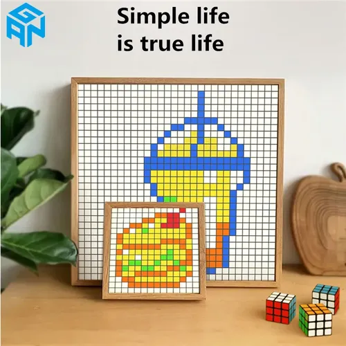 [Picube] Gan Mosaik Würfel 6x6 DIY Puzzle Magic Cube Magnetische 10x10 Kreative Cube Mosaik