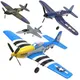 Pnp schaum 400mm p40/p51d mustang/f4u corsair/t28 trojaner 4-ch 2 4g 6-achsen gyro anfänger flugzeug