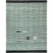 Shahbanu Rugs Hand Woven Flat Weave Nomadic Stripe Design Kilim Organic Wool Reversible Oriental Rug (8'2" x 10'1")